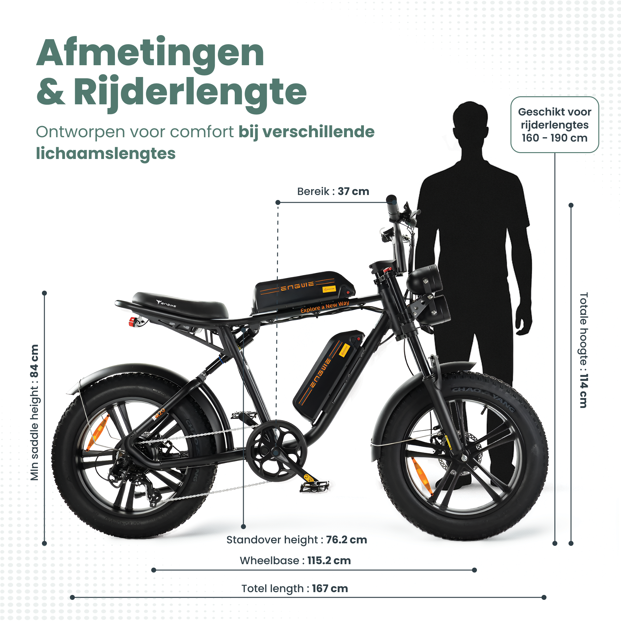 ENGWE — dimensions & rider height